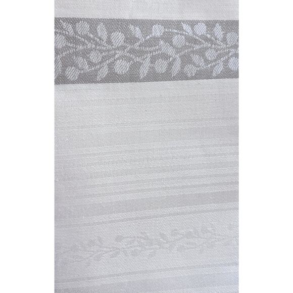 NWT Vintage Swedish Hellinne Fine Ivory Tablecloth 50x70cm Pure Linen BJÖRNLINNI - Picture 3 of 3